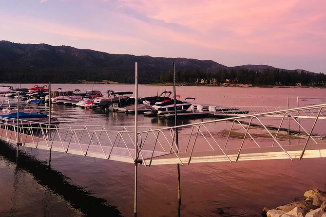 Guided Hiking Tour in Big Bear with Sunset Champagne toast on Private Dock - In View of the Reviews