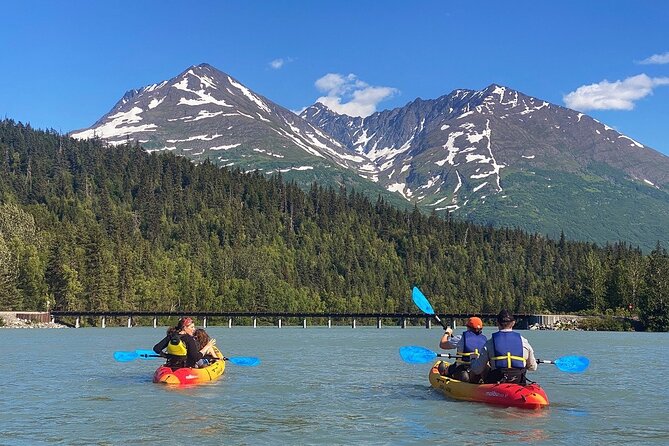 Kayak and Hike to Deep Blue, Glacially Carved Grant Lake, Alaska - Highlights