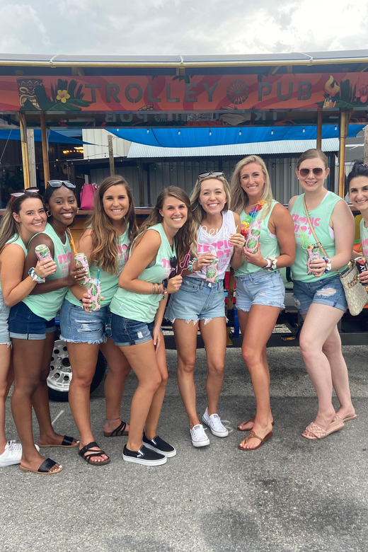 Trolley Pub Party Bike through St. Pete with Bar+Mural Stops - The Social Element and Guide Experience