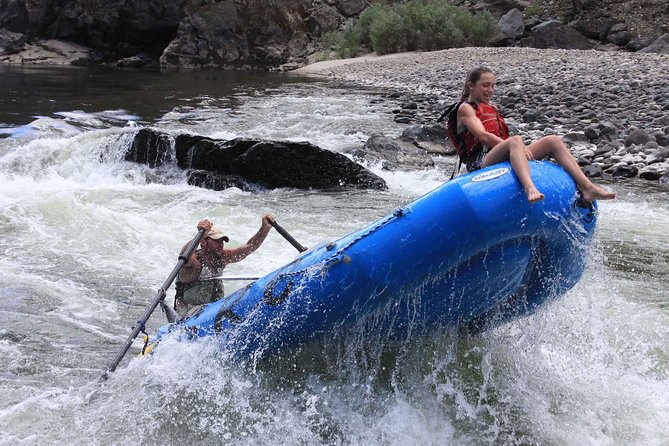 Riggins Idaho half-day rafting trip on the Salmon River - The Itinerary: Coloring in the Rapids and Calm