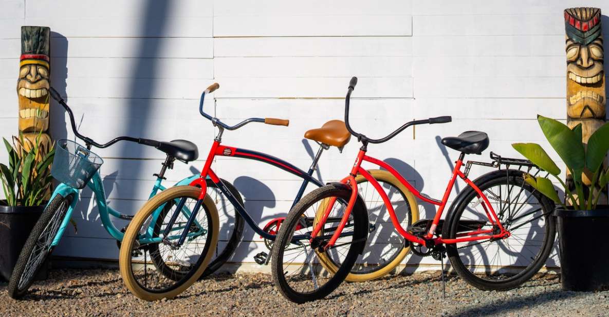 Solana Beach: Beach Cruiser Full-Day Bike Rental - What Does the Itinerary Involve?