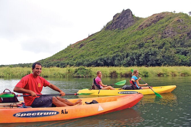 Secret Falls Kayak and Hike in Kauai - The Return Paddle