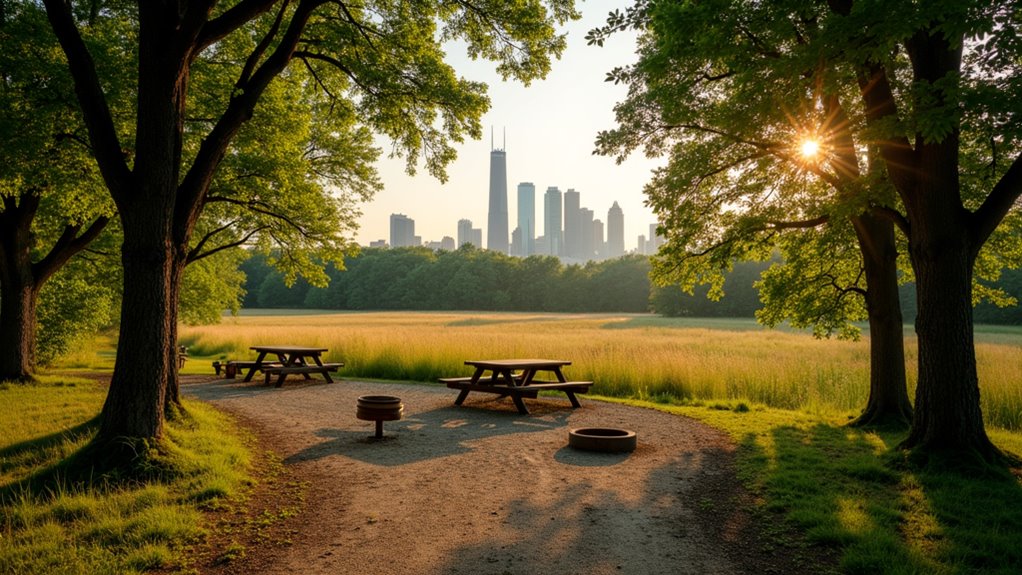 accessible chicago area camping