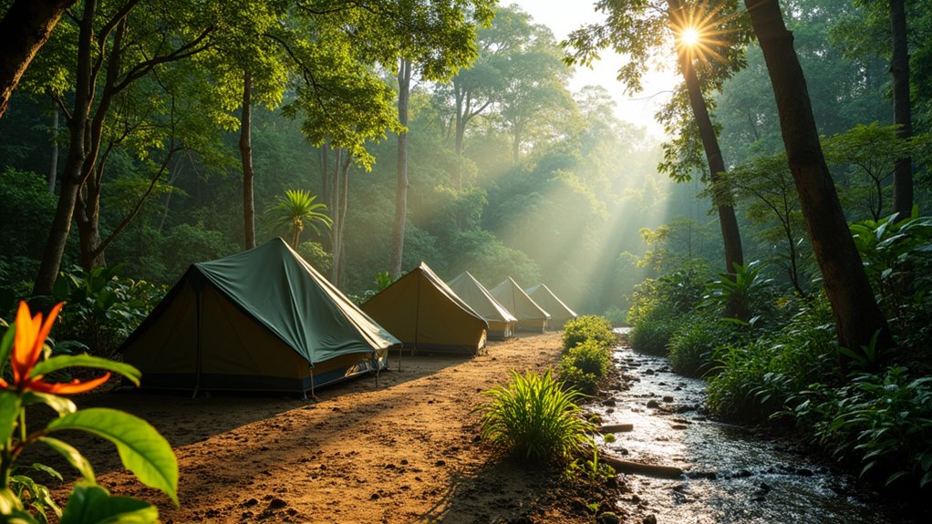 affordable belize wildlife camping