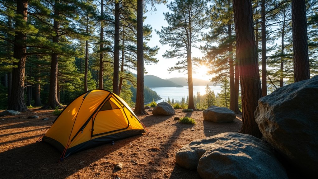 affordable coastal camping access