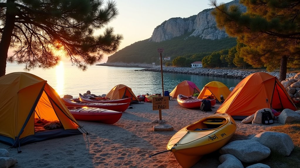 affordable croatian island camping
