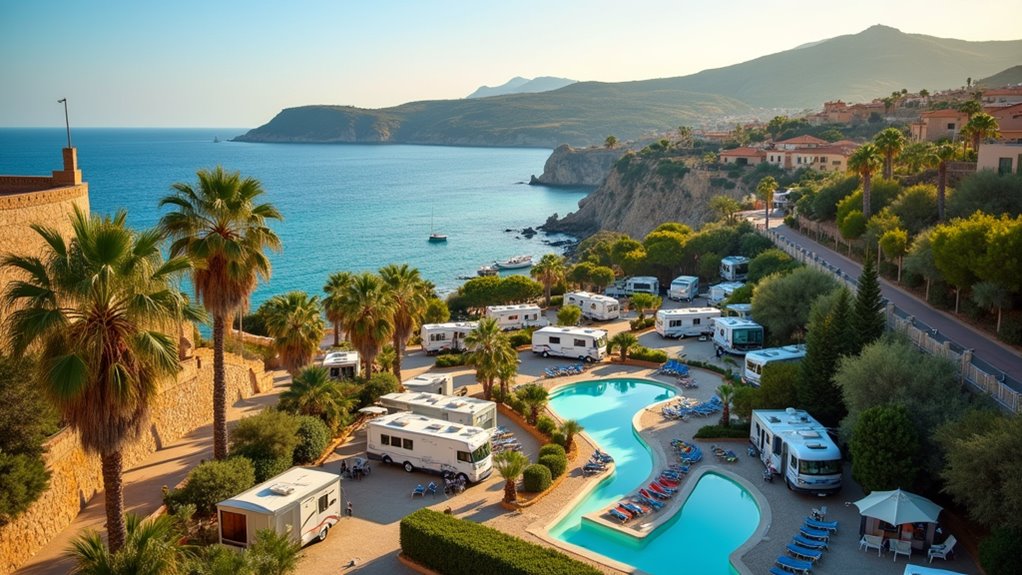 affordable mediterranean coastal camping