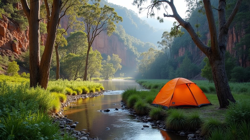 affordable mountain camping getaway