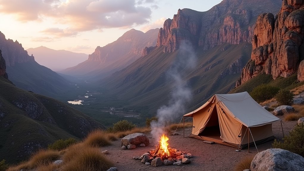 affordable mountain wilderness camping