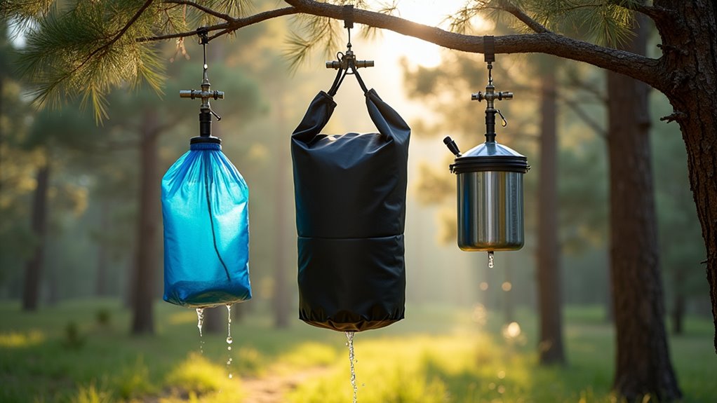 affordable solar camping showers