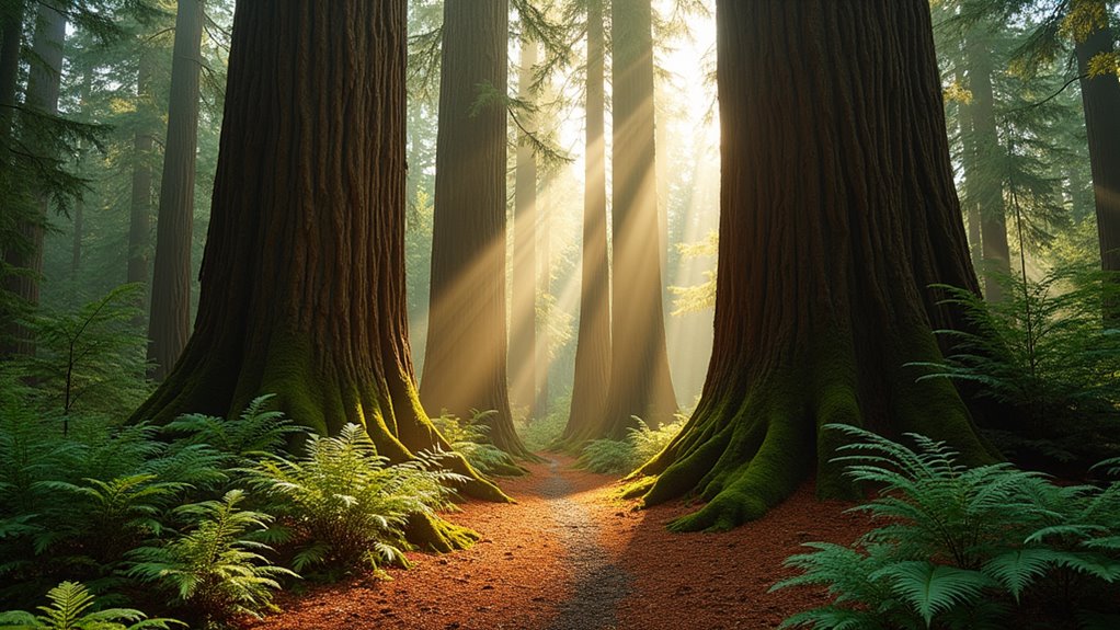 ancient douglas fir trails