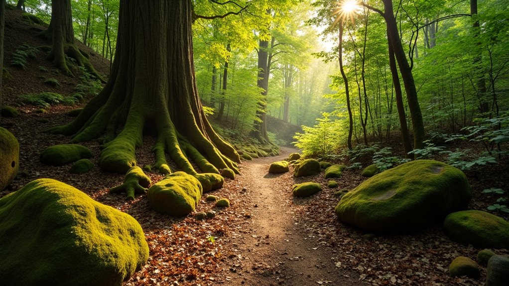 ancient pennsylvania forest hiking