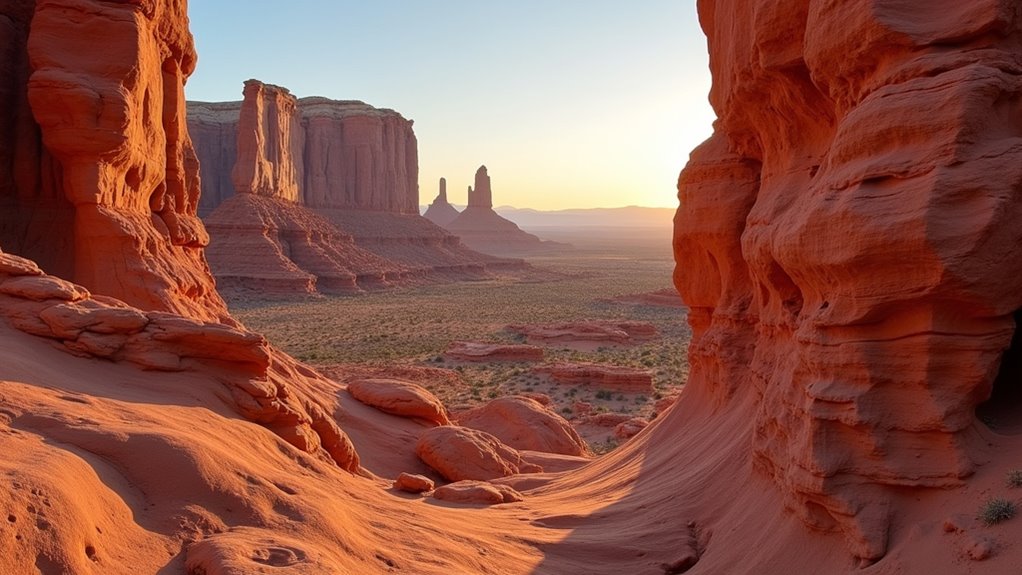 ancient sedimentary rock formation