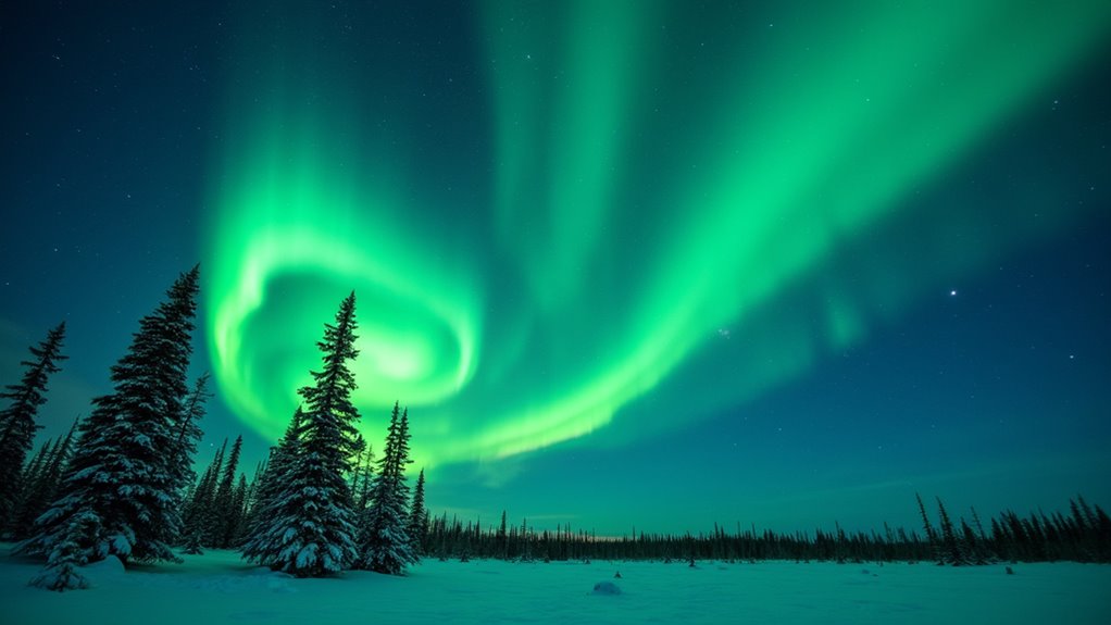 aurora viewing in churchill