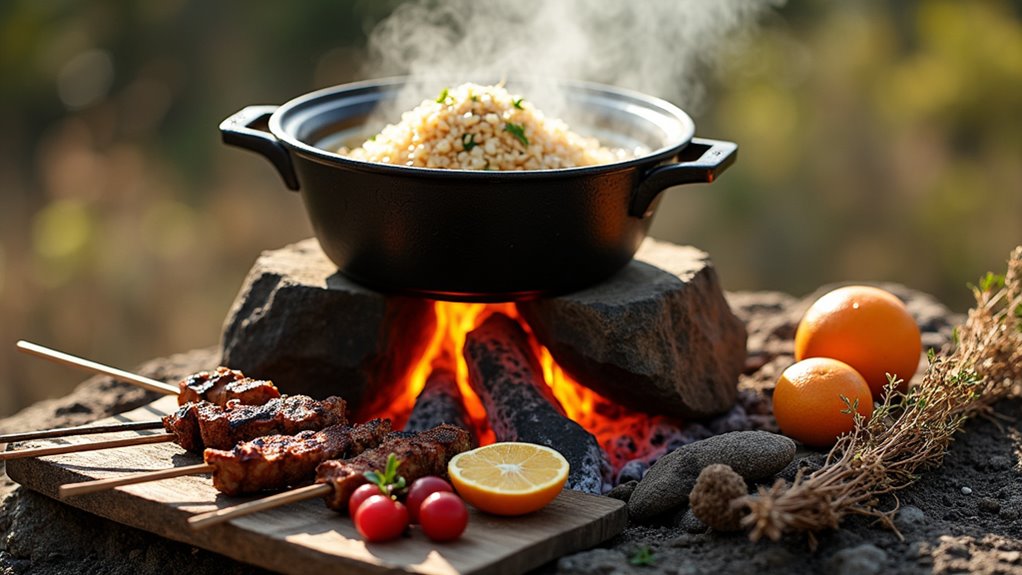 authentic african outdoor cooking