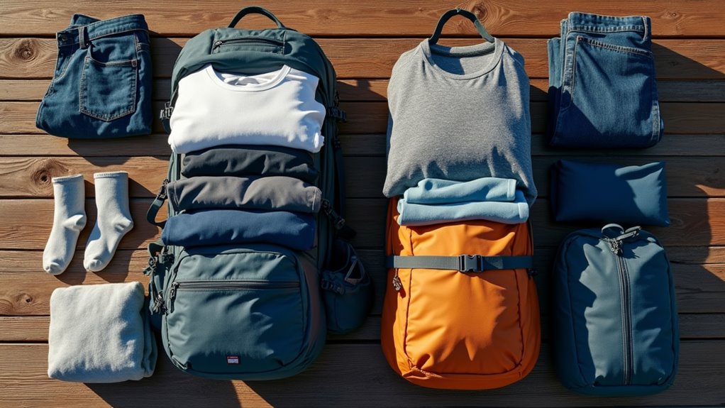 avoid cotton clothing on trails