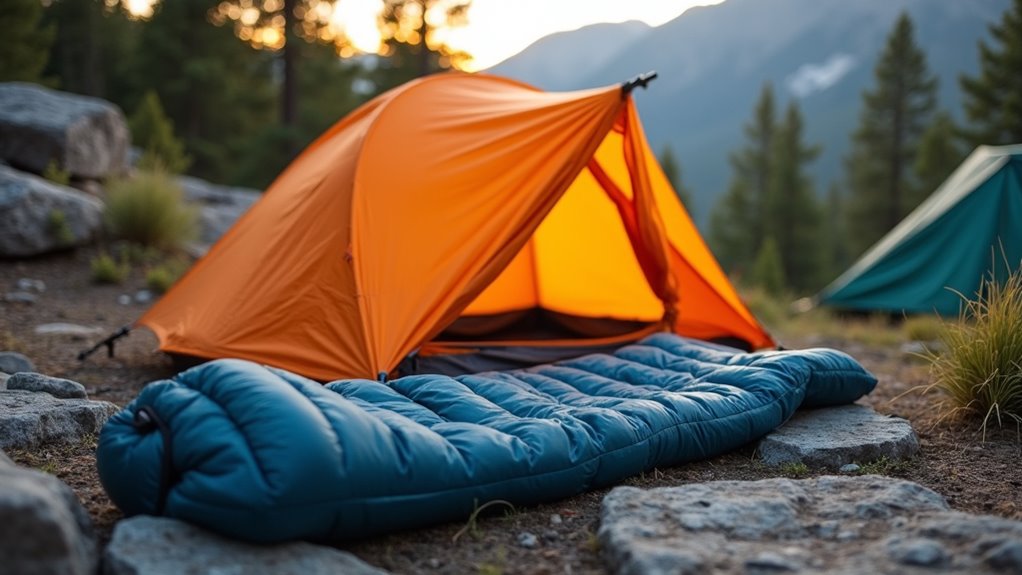 backcountry shelter and sleep