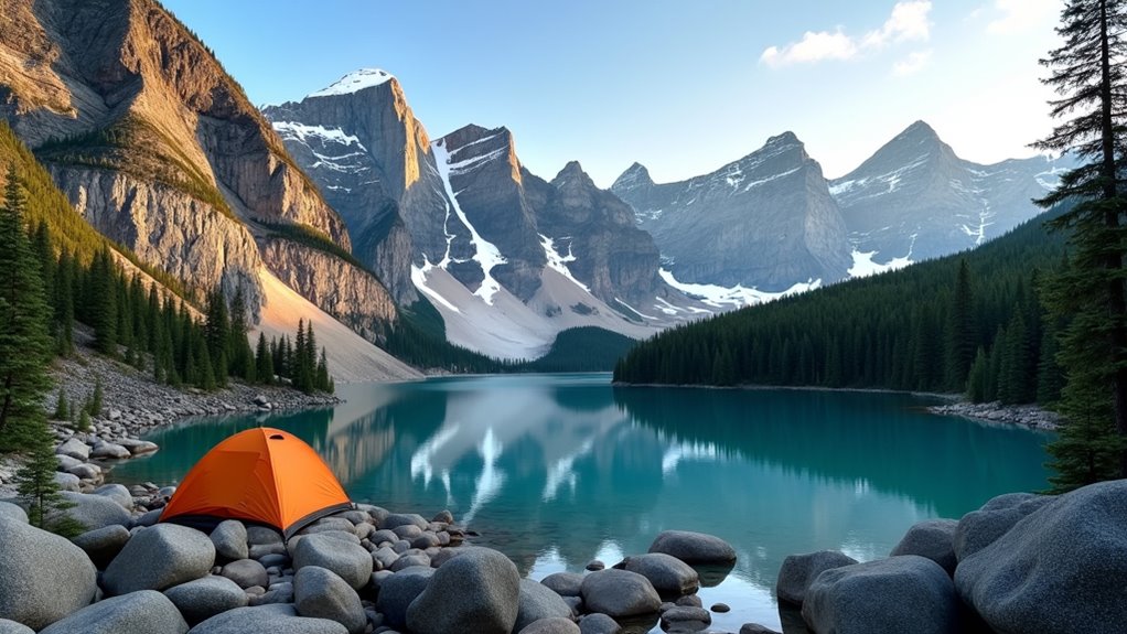 banff camping hiking stargazing