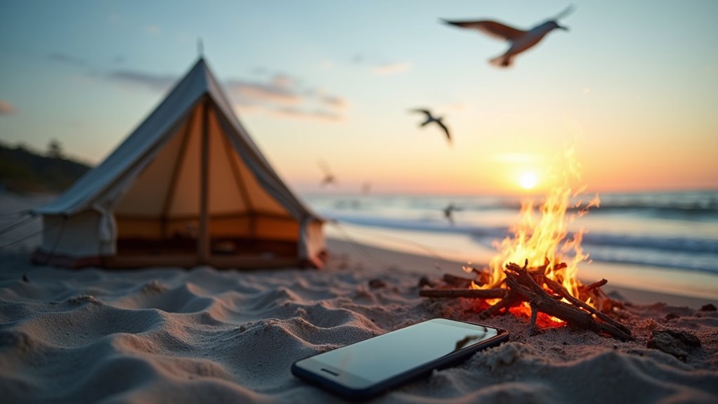beach disconnection relaxation rejuvenation
