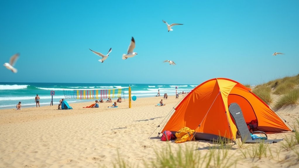 beachfront outdoor recreation