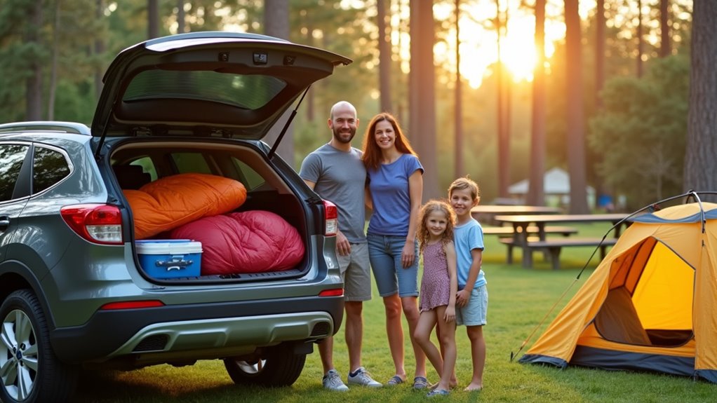 beginner friendly car camping