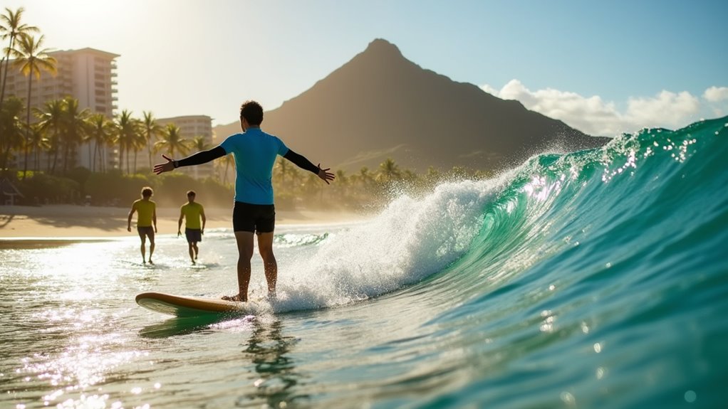 beginner surfing spots hawaii