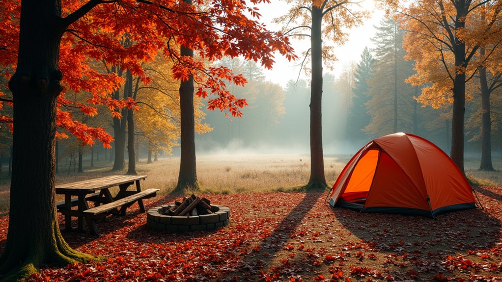 book fall campground reservations early