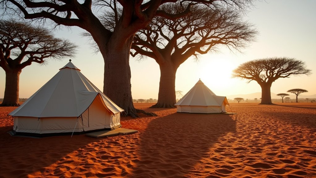 budget botswana safari camping