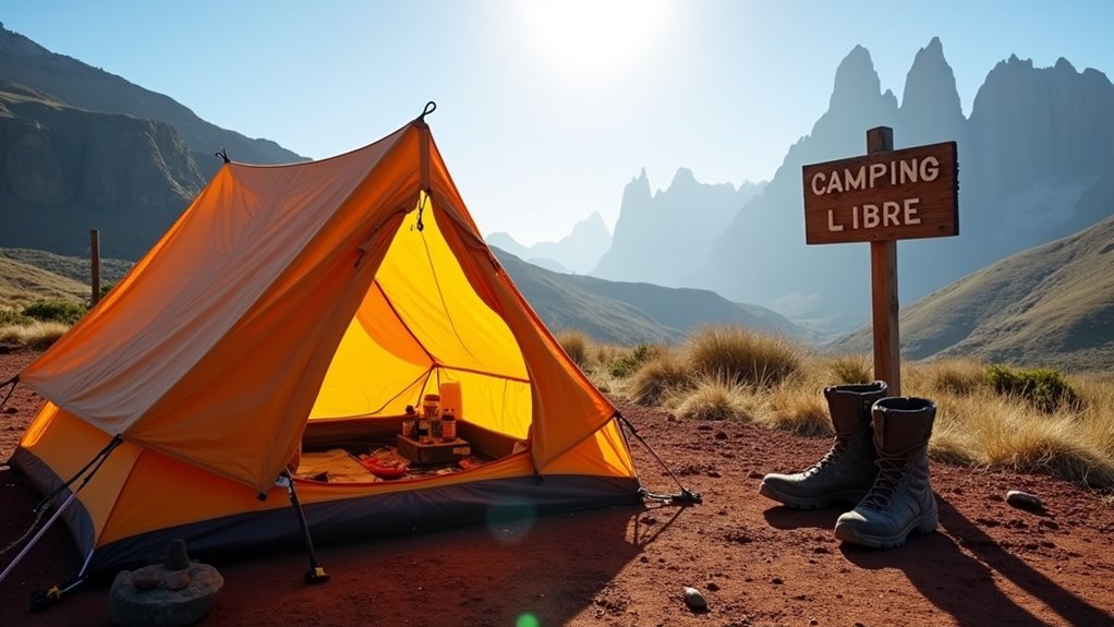 budget camping options argentina