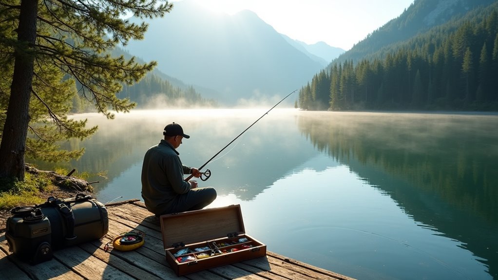 budget friendly camping fishing