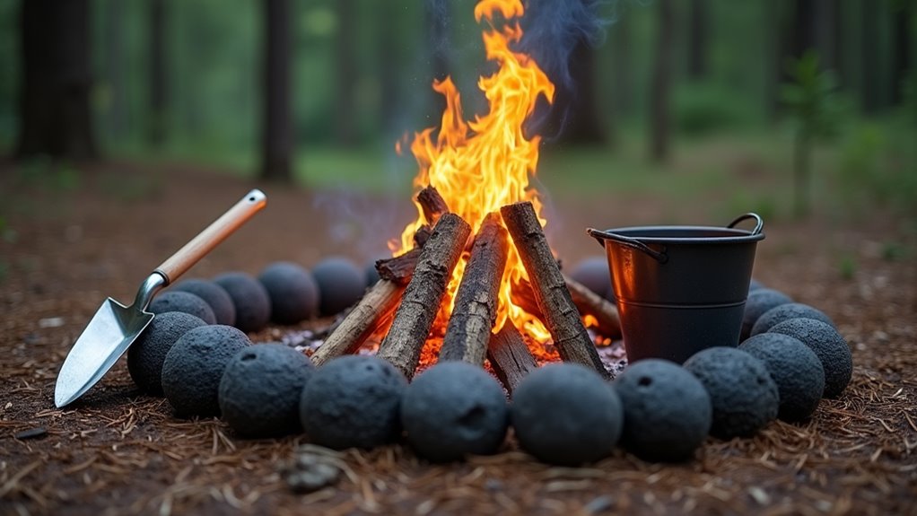build and control campfire responsibly