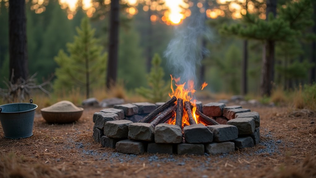 build safe campfire practices