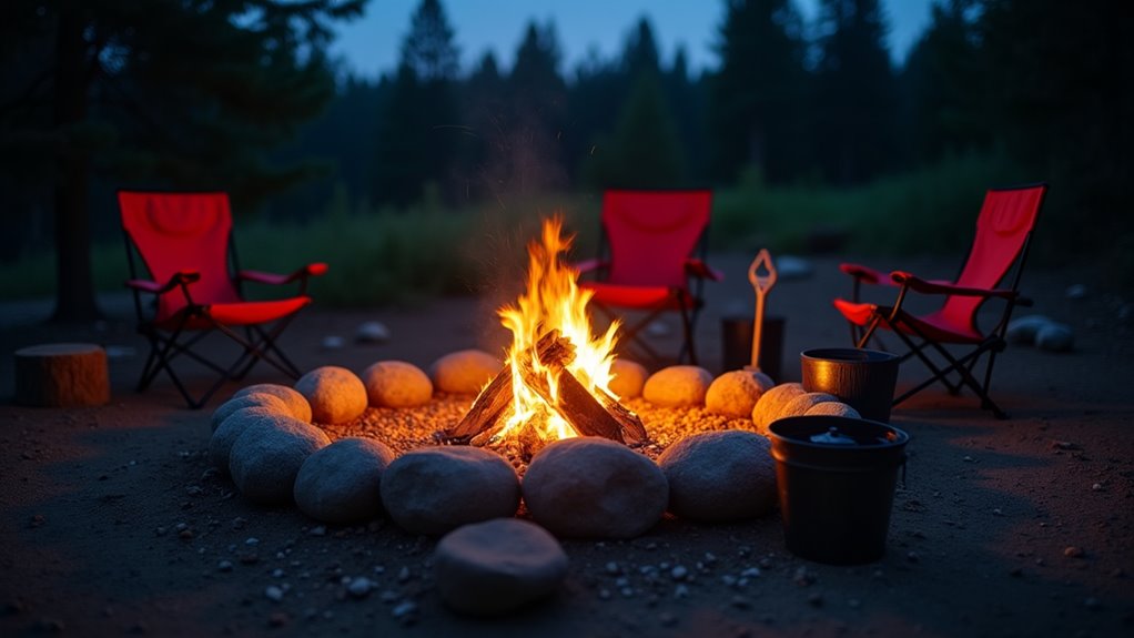 build safe campfire responsibly