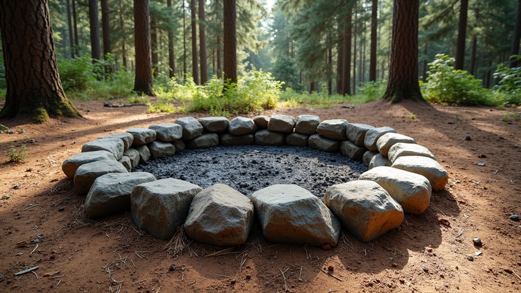 build safe fire containment area
