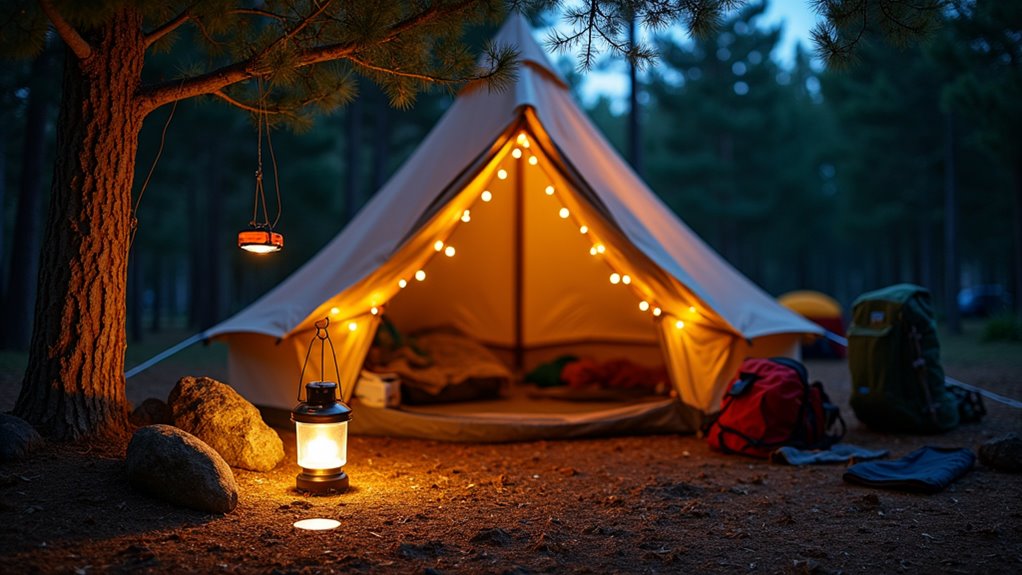 camp lighting safety options