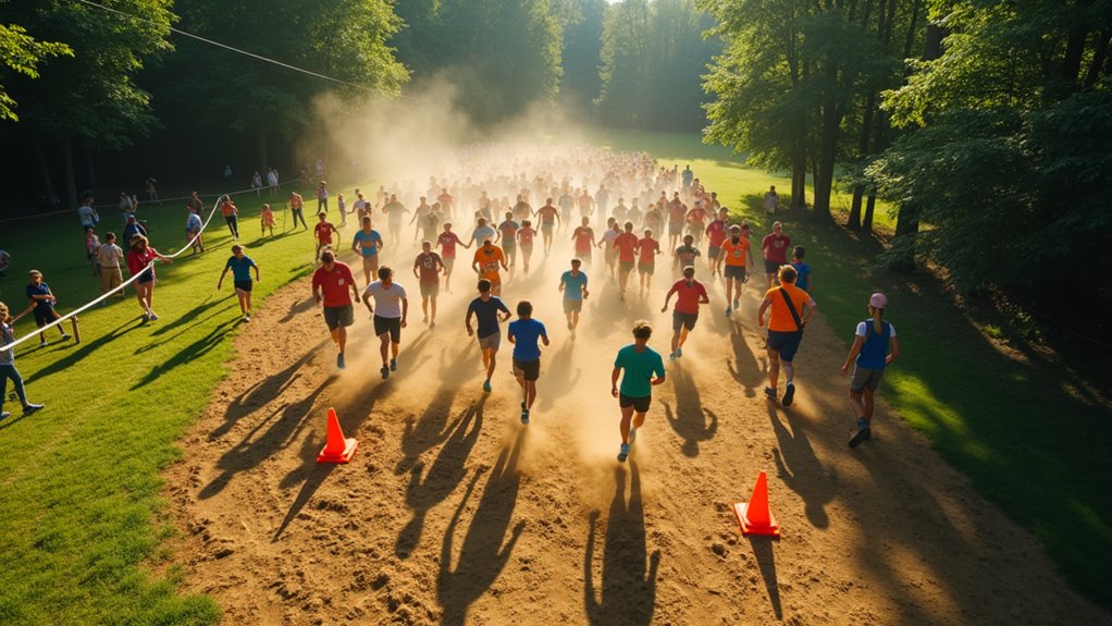 camp team outdoor games