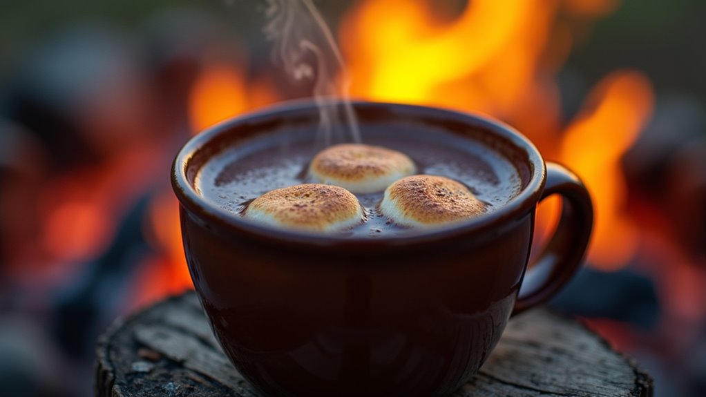 campfire hot chocolate tradition