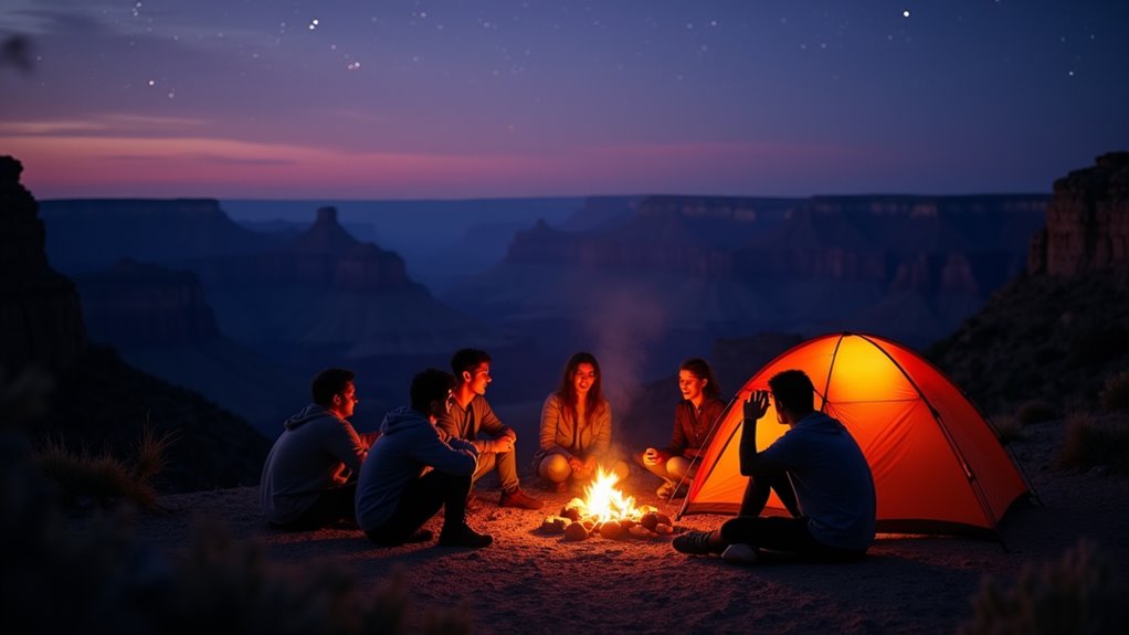 campfire stories and friendships