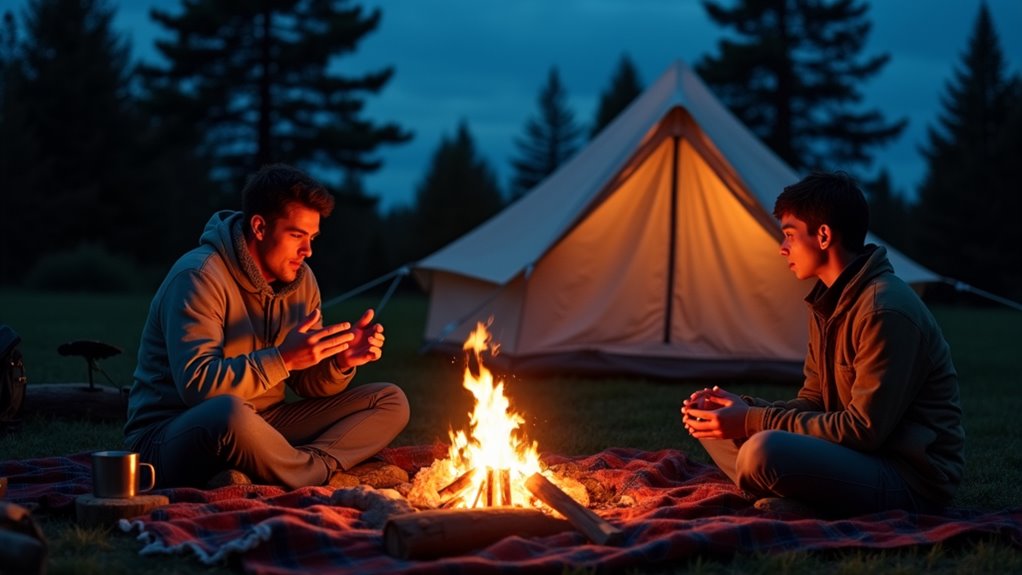 campfire storytelling and bonding