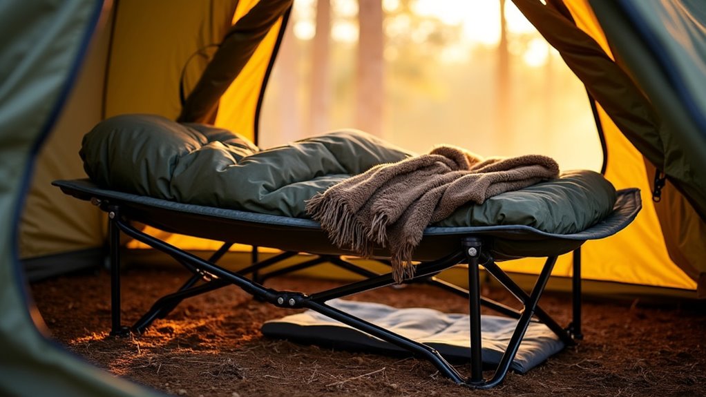 camping cots enhance comfort