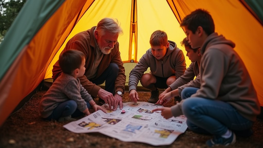 camping enhances family teamwork