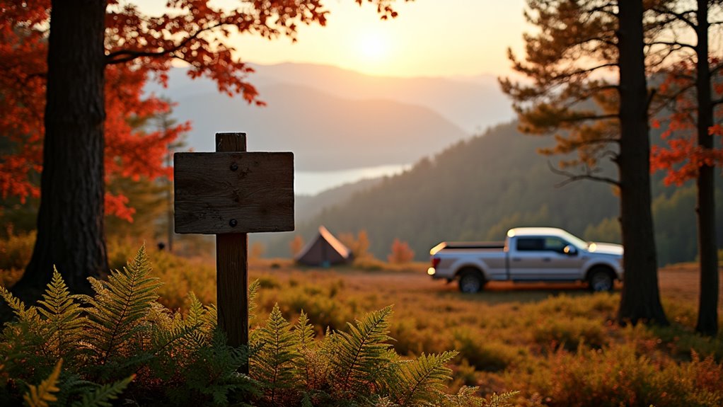 camping lodging trail access