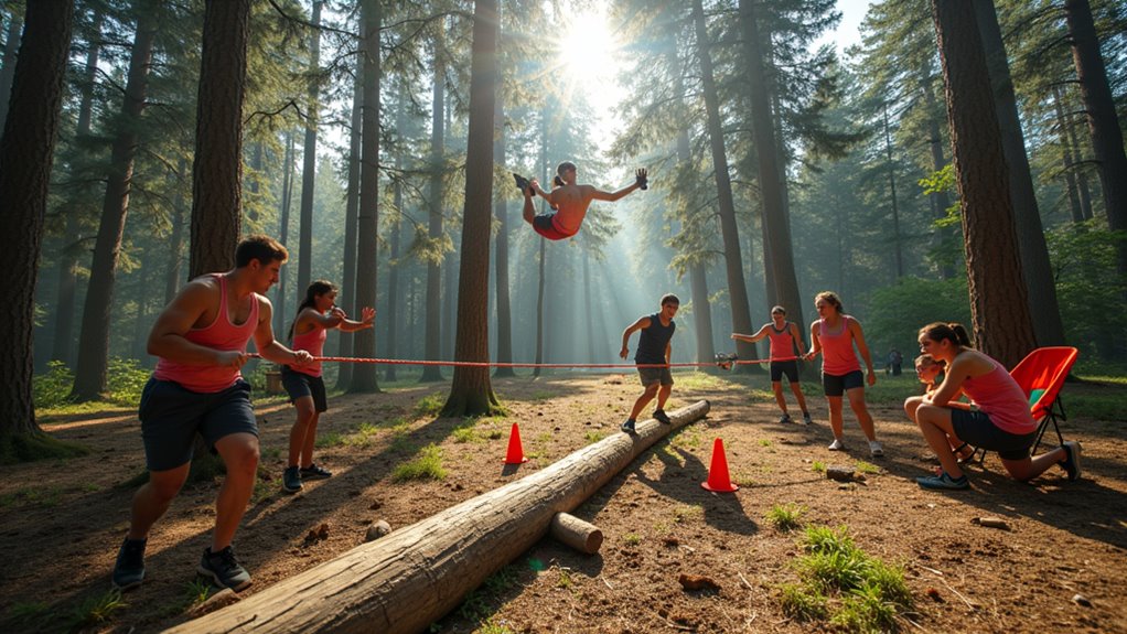 camping olympics fun physical challenges