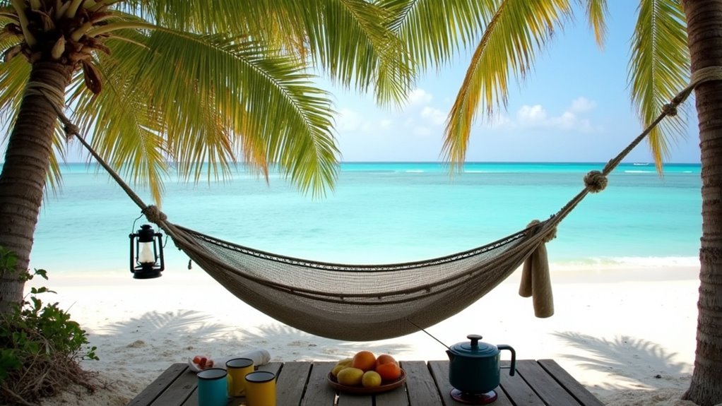 camping setup for trinidad