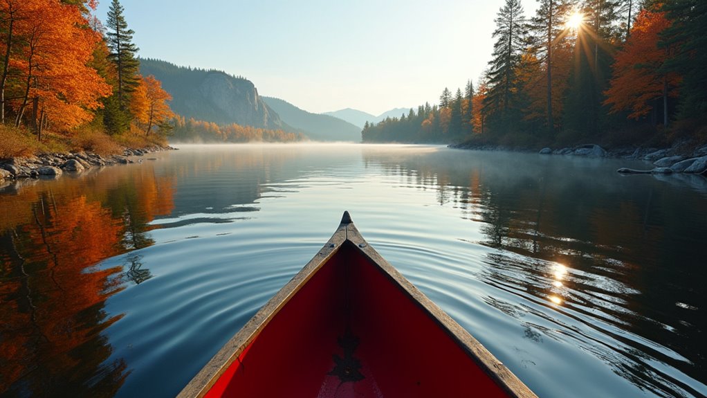 canoe lakes wildlife safety
