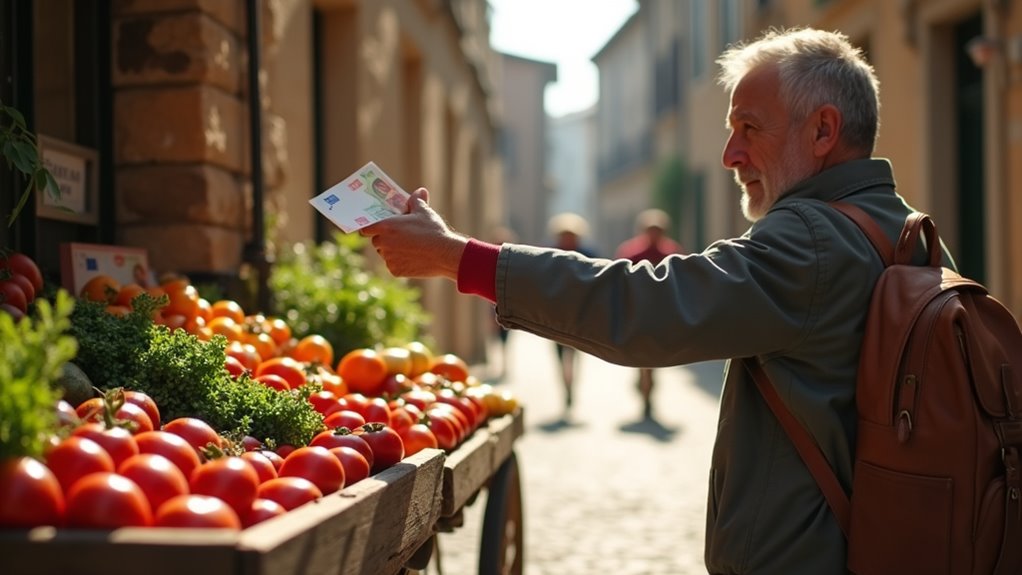 carry cash for small vendors