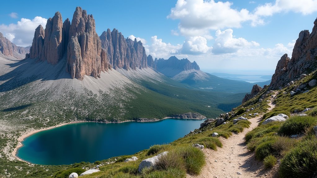 challenging corsican mountain trek