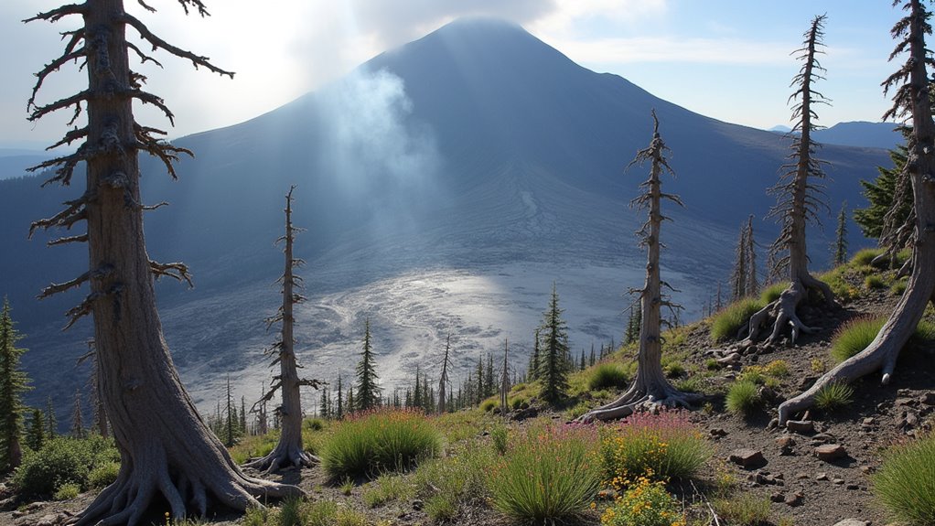 challenging volcanic summit hike