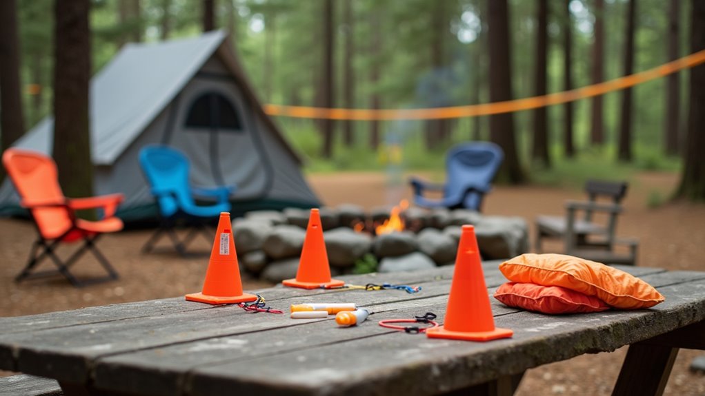 child safety and campsite precautions