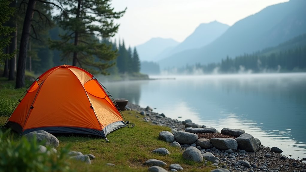choose campsite based on needs